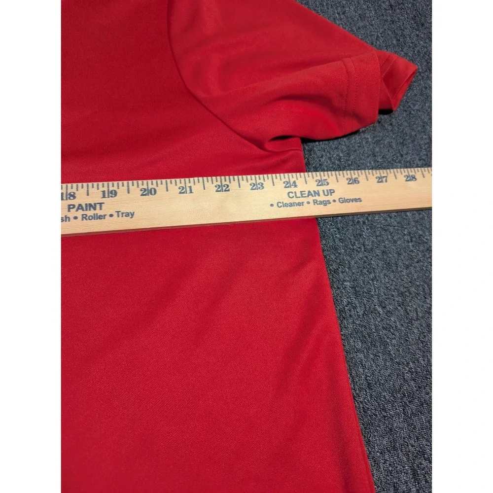 Adidas Trump National Charlotte Golf Polo Shirt Mens XL Red Primegreen